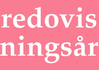 Synonym redovisningsår