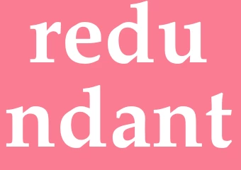 Synonym redundant