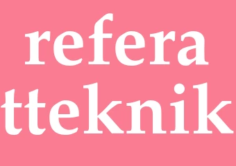 Synonym referatteknik