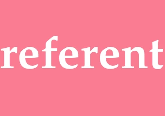 Synonym referent