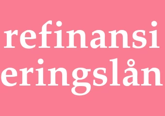 Synonym refinansieringslån