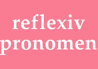 Synonym reflexivpronomen