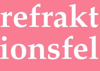 Synonym refraktionsfel
