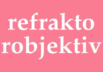 Synonym refraktorobjektiv