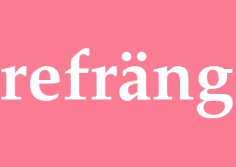 Synonym refräng