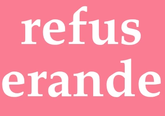 Synonym refuserande
