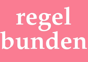 Synonym regelbunden