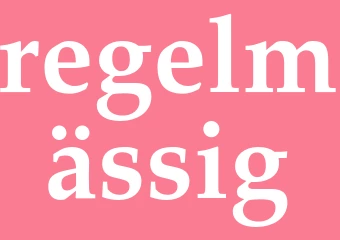 Synonym regelmässig