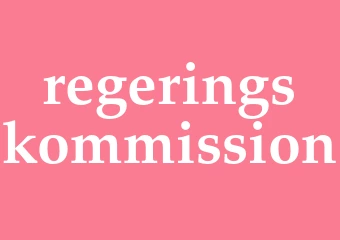 Synonym regeringskommission