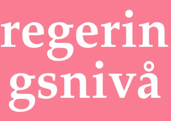 Synonym regeringsnivå