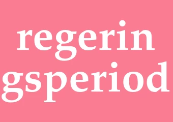 Synonym regeringsperiod