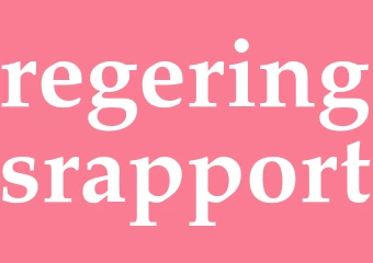 Synonym regeringsrapport