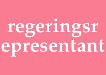 Synonym regeringsrepresentant