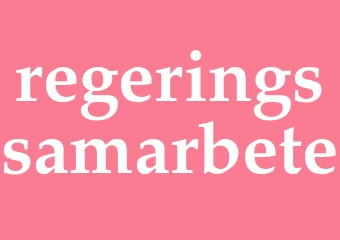 Synonym regeringssamarbete