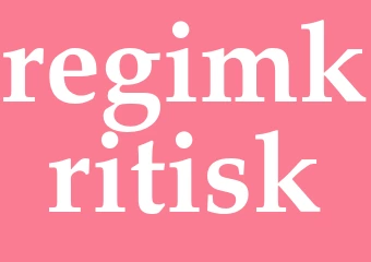 Synonym regimkritisk