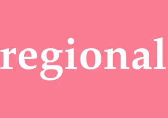 Synonym regional