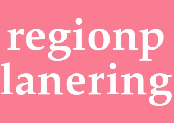 Synonym regionplanering