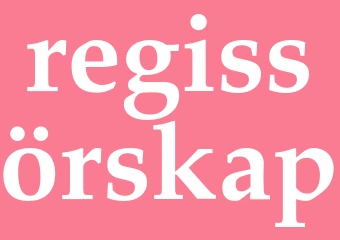 Synonym regissörskap