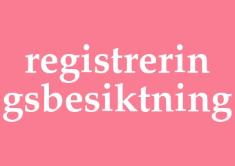 Synonym registreringsbesiktning