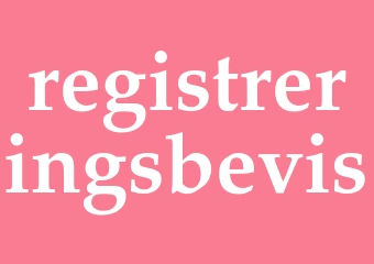Synonym registreringsbevis
