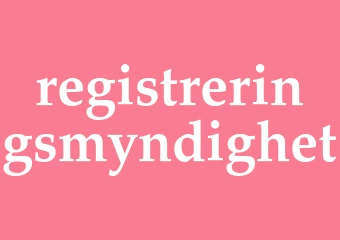 Synonym registreringsmyndighet