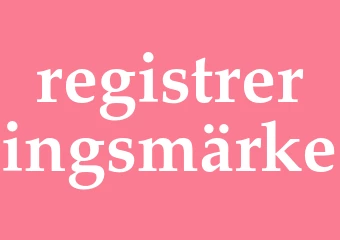 Synonym registreringsmärke