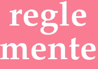 Synonym reglemente