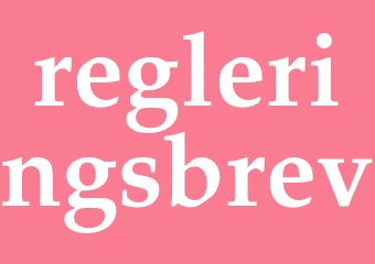 Synonym regleringsbrev
