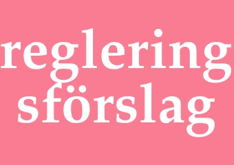 Synonym regleringsförslag