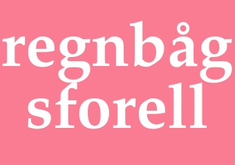 Synonym regnbågsforell
