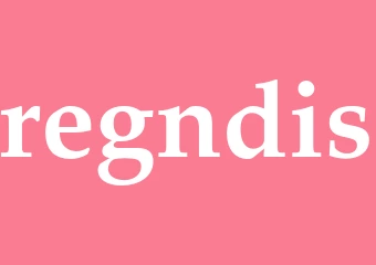 Synonym regndis