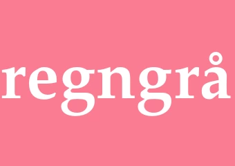 Synonym regngrå