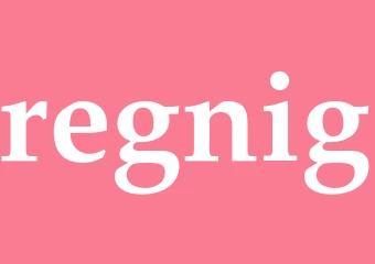 Synonym regnig