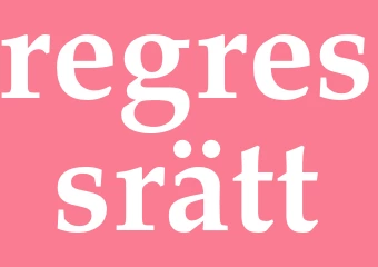 Synonym regressrätt