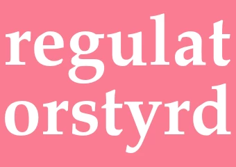 Synonym regulatorstyrd