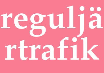 Synonym reguljärtrafik
