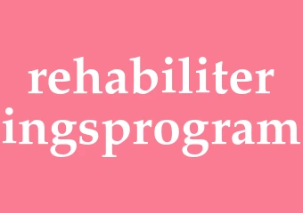 Synonym rehabiliteringsprogram