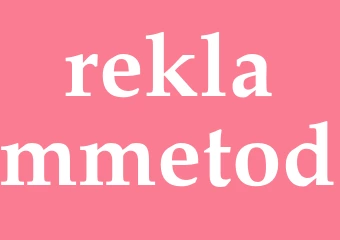 Synonym reklammetod