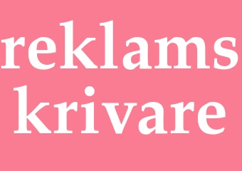 Synonym reklamskrivare