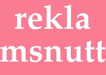 Synonym reklamsnutt