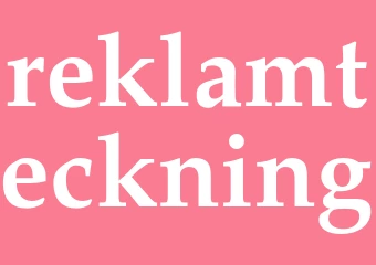 Synonym reklamteckning