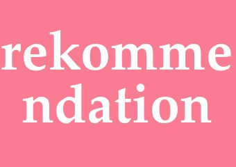Synonym rekommendation
