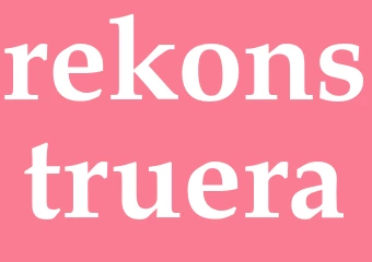 Synonym rekonstruera