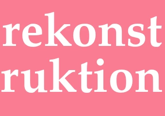 Synonym rekonstruktion