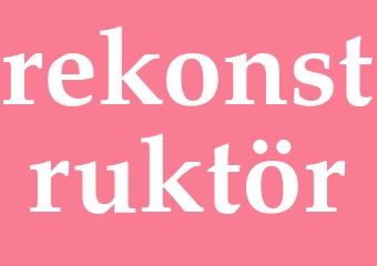 Synonym rekonstruktör