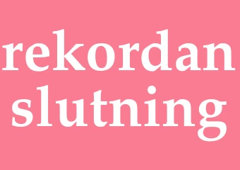 Synonym rekordanslutning