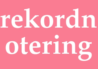 Synonym rekordnotering