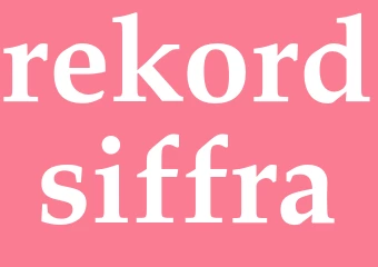 Synonym rekordsiffra