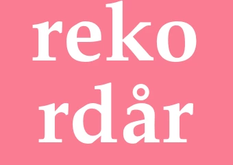 Synonym rekordår