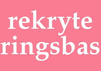 Synonym rekryteringsbas